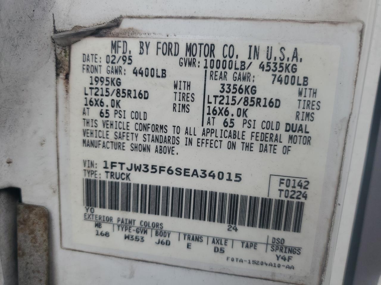 1995 FORD F-350
