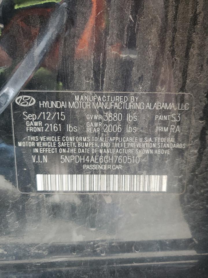 2016 HYUNDAI ELANTRA