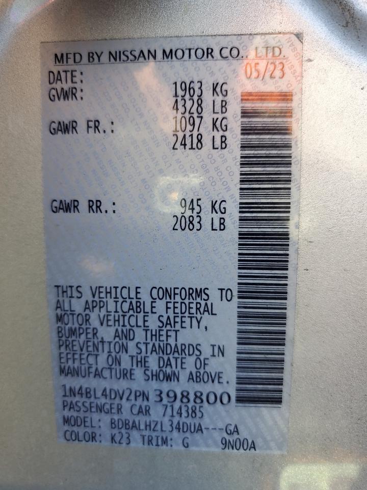 2023 NISSAN ALTIMA