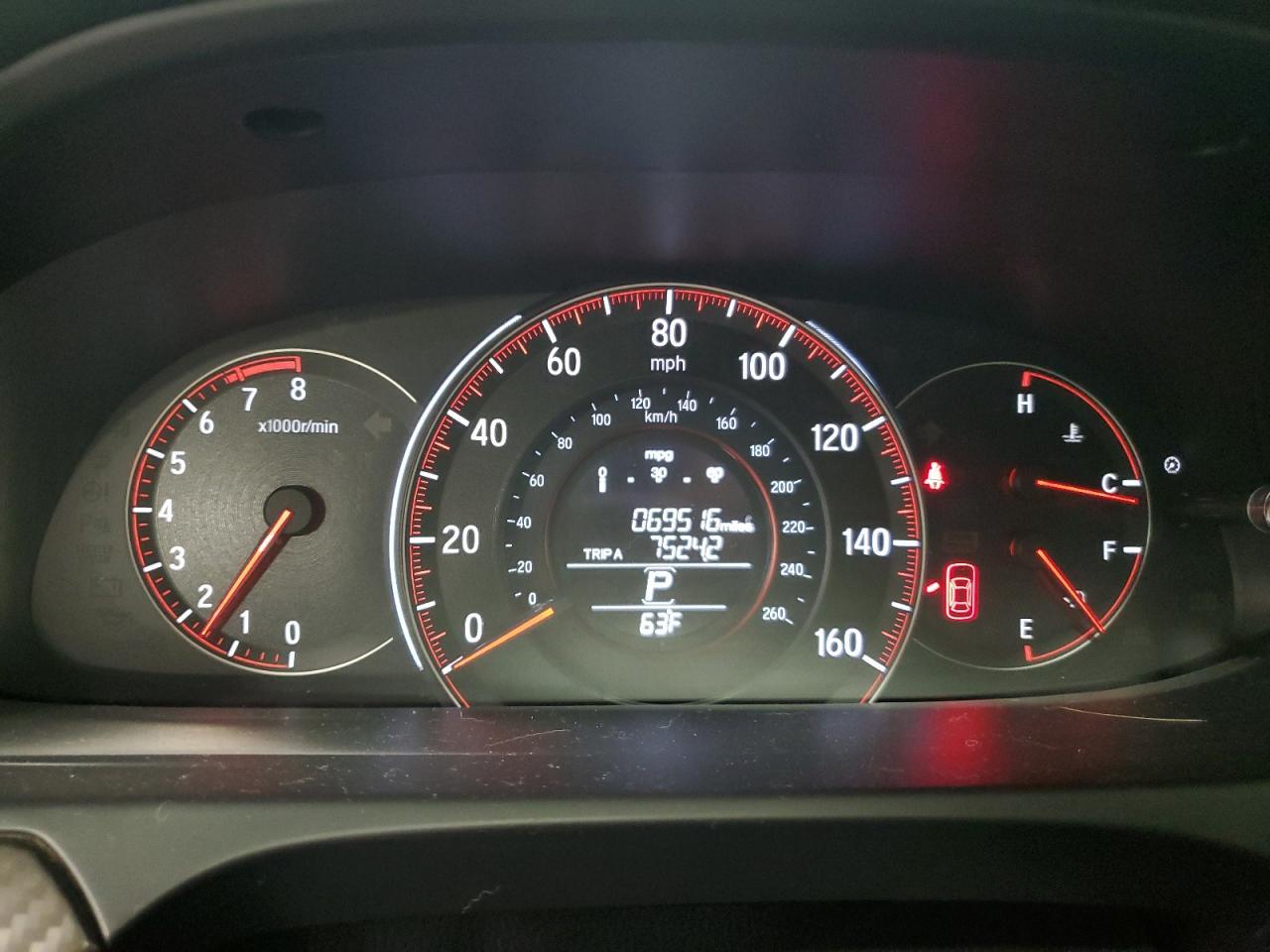 2016 HONDA ACCORD