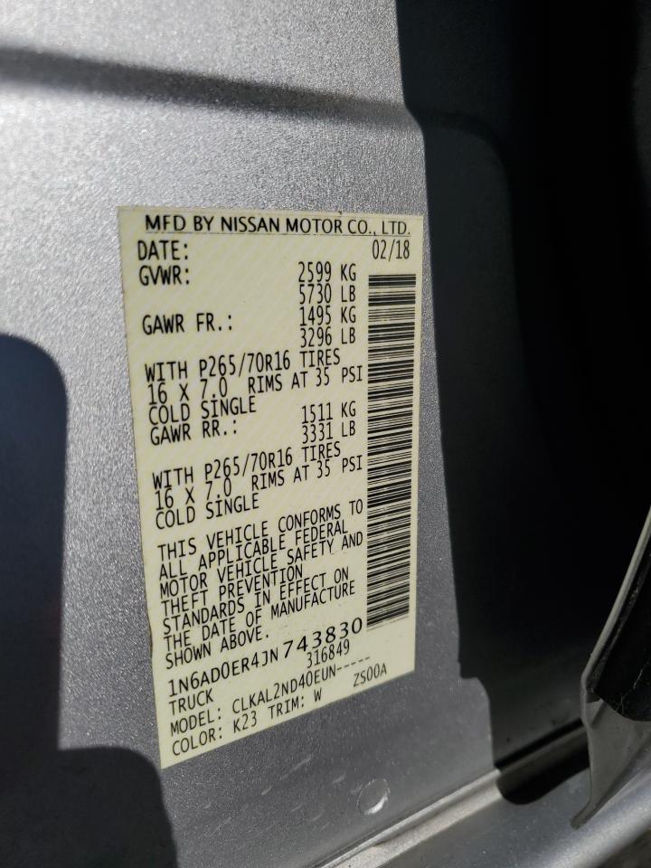 2018 NISSAN Frontier