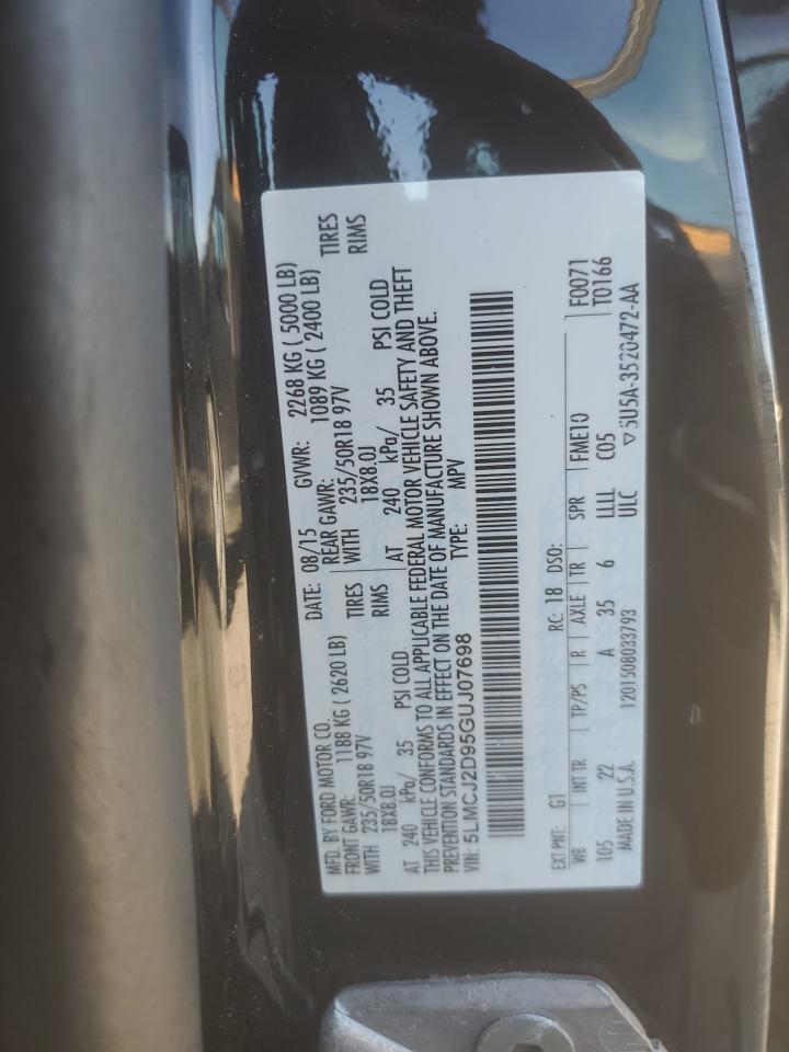 2016 LINCOLN MKC