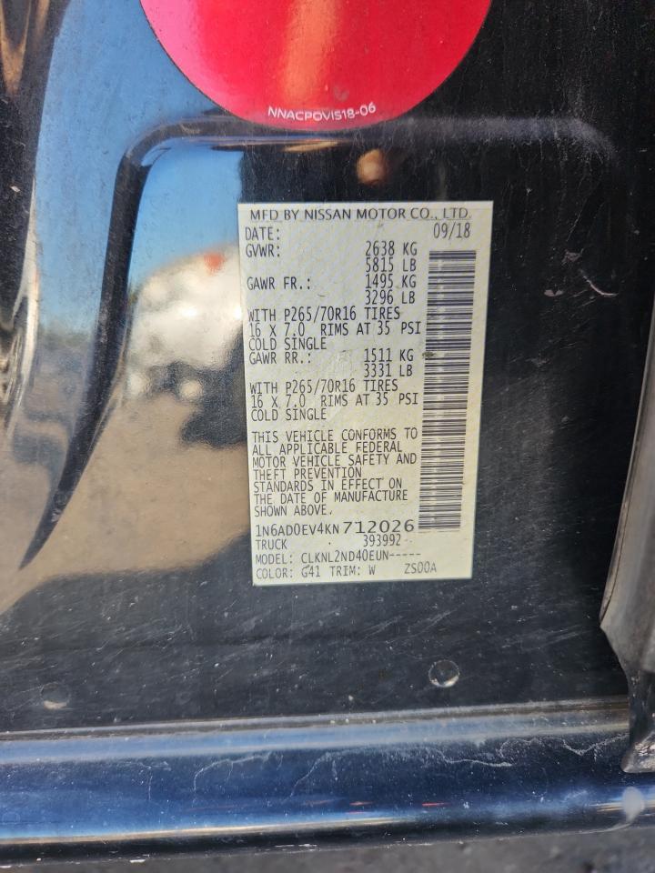 2019 NISSAN Frontier