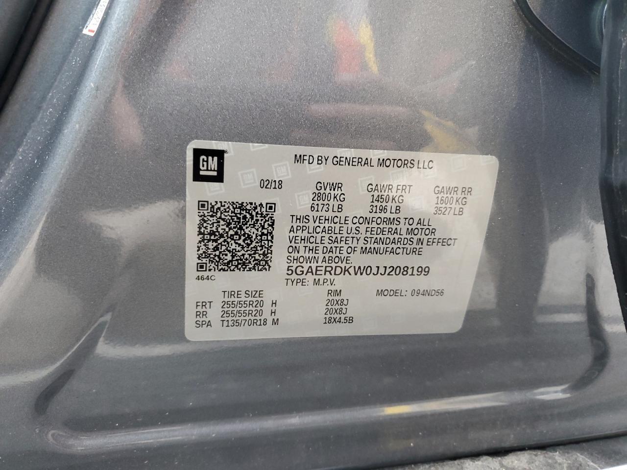 2018 BUICK ENCLAVE
