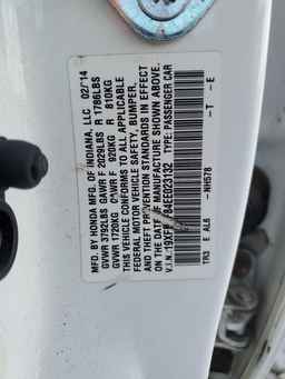 2014 HONDA CIVIC