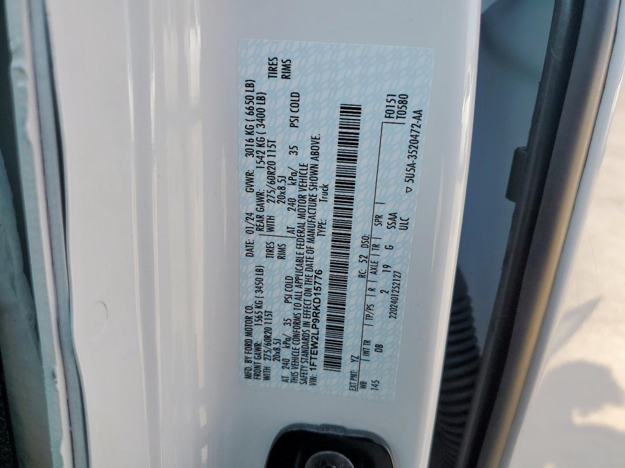 2024 FORD F-150