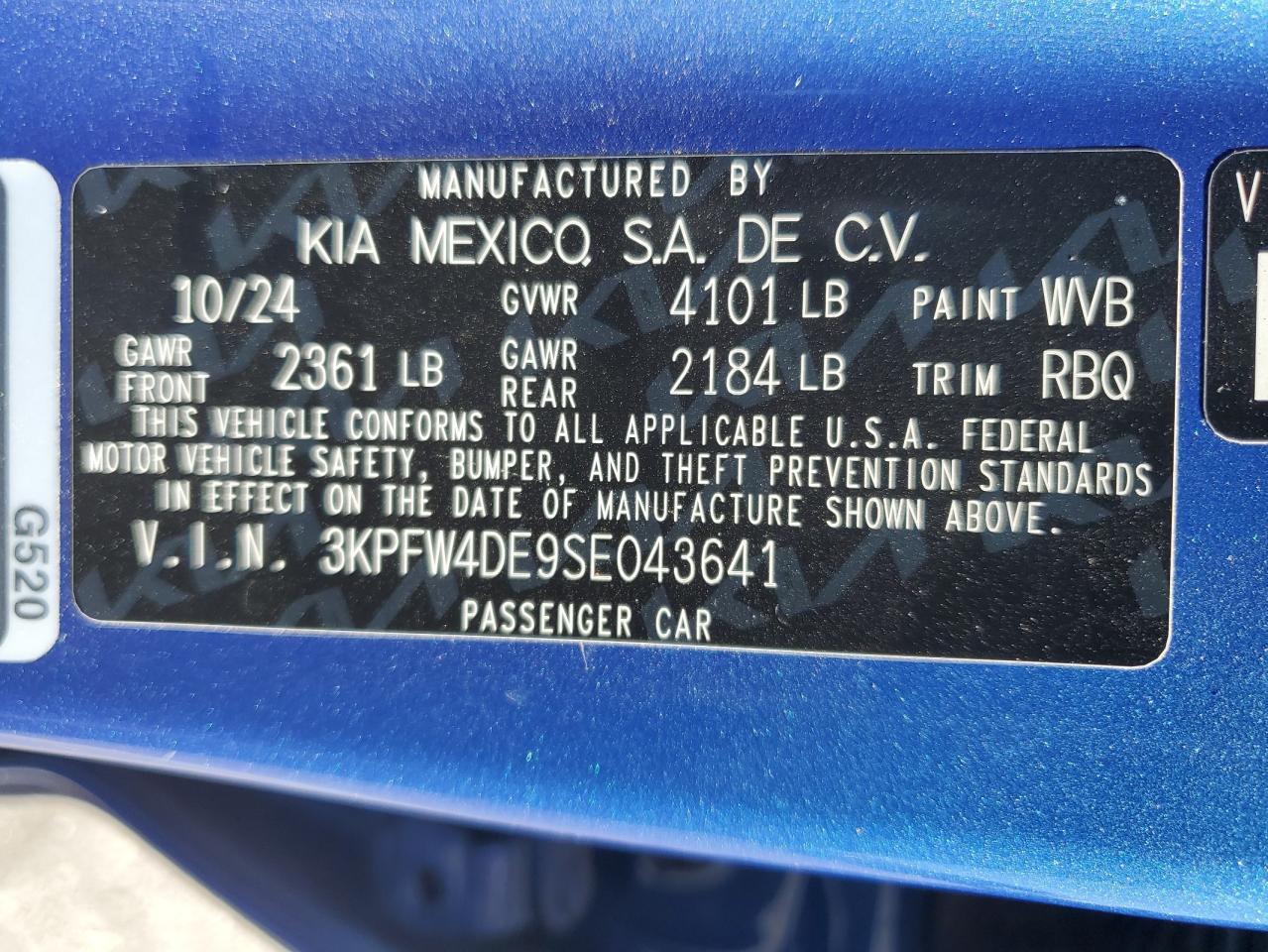 2025 KIA K4