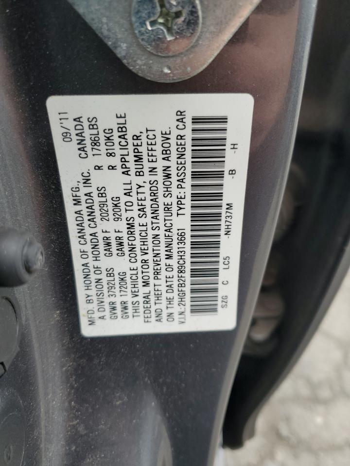 2012 HONDA CIVIC