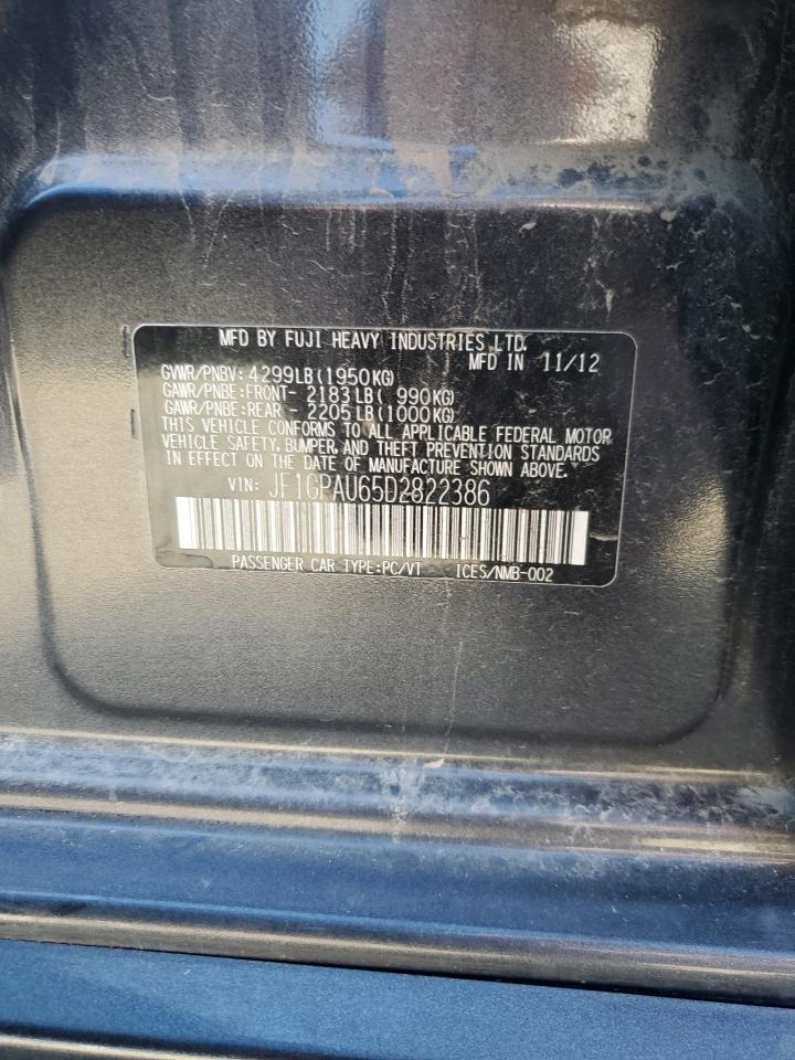 2013 SUBARU IMPREZA