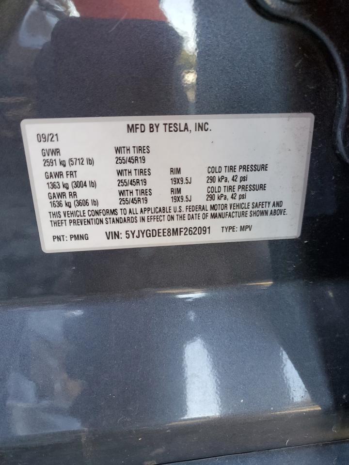 2021 TESLA MODEL Y