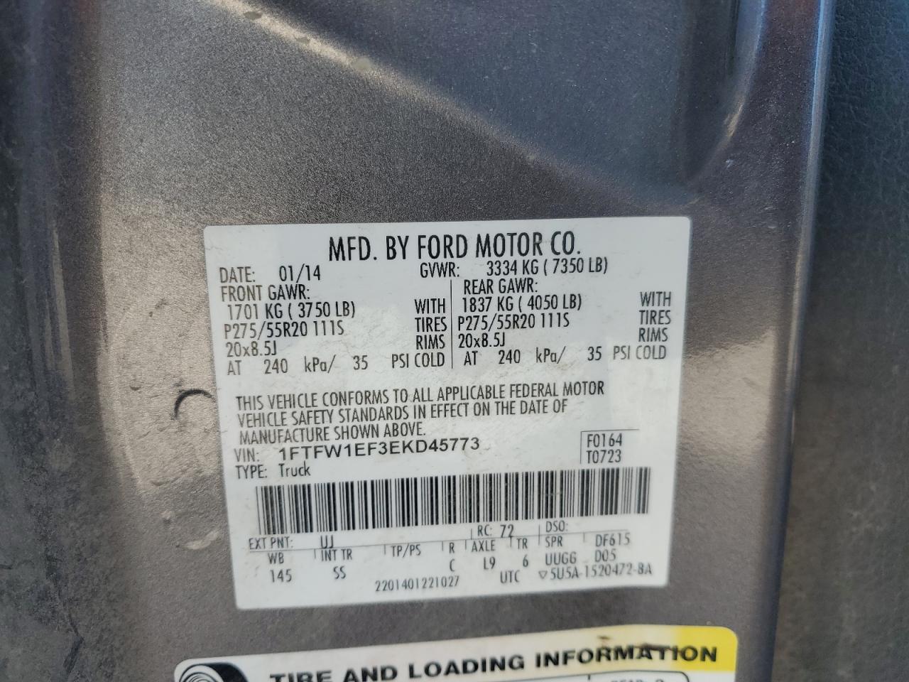 2014 FORD F-150