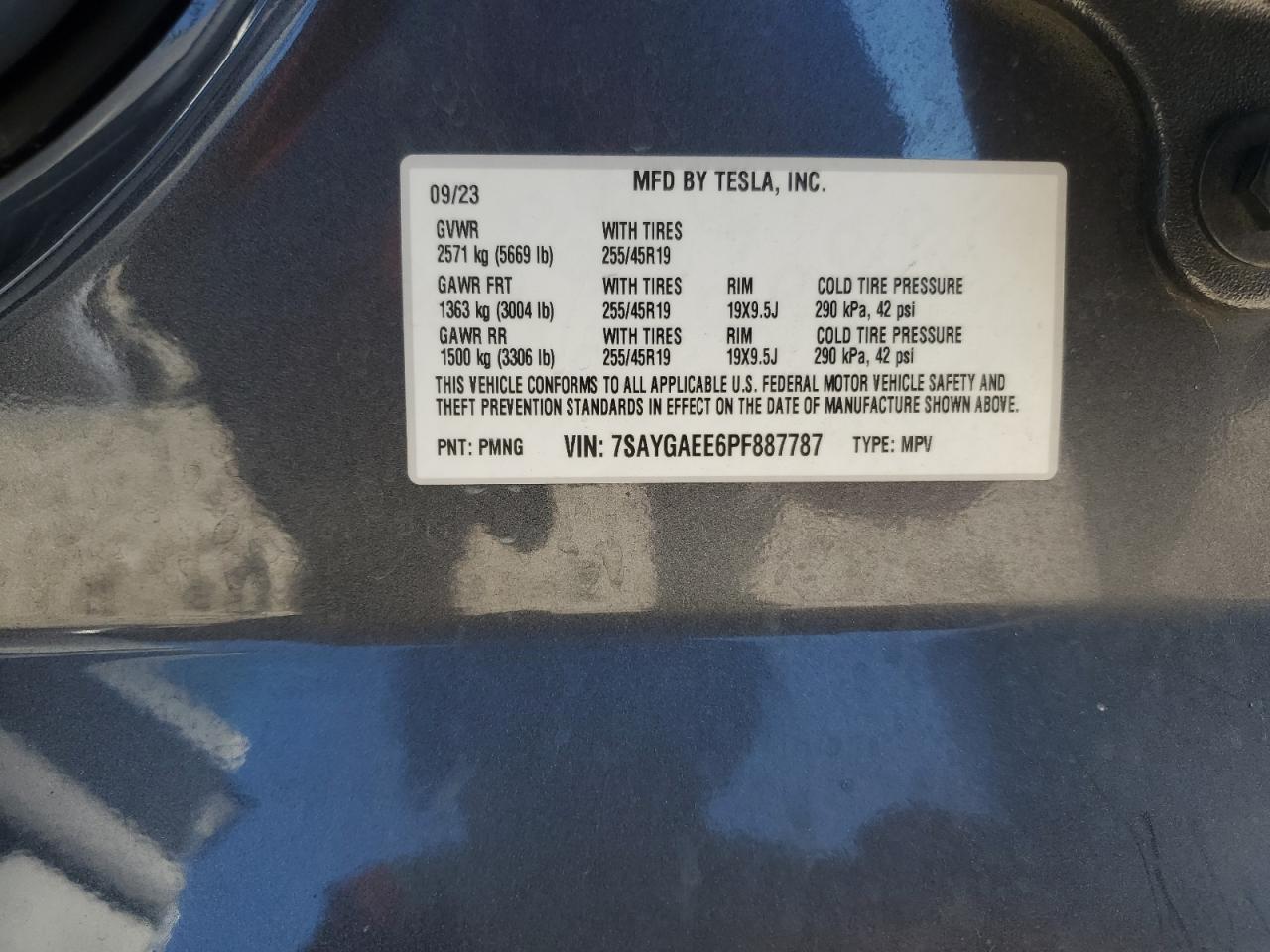 2023 TESLA MODEL Y