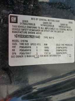 2007 CADILLAC ESCALADE