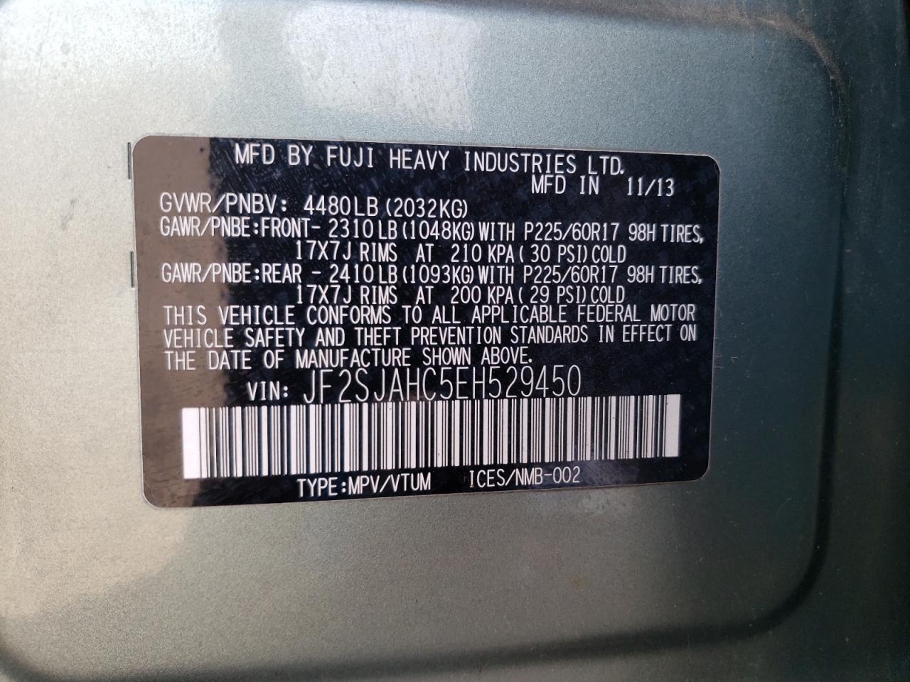 2014 SUBARU FORESTER