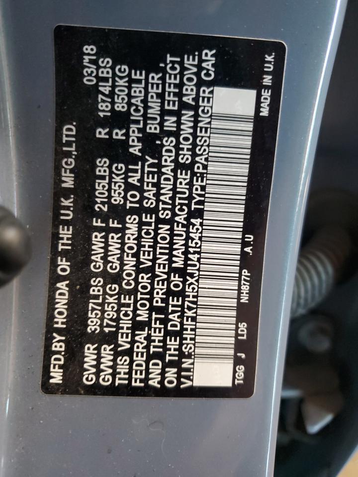 2018 HONDA CIVIC