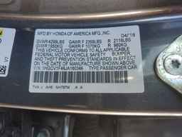2018 HONDA ACCORD