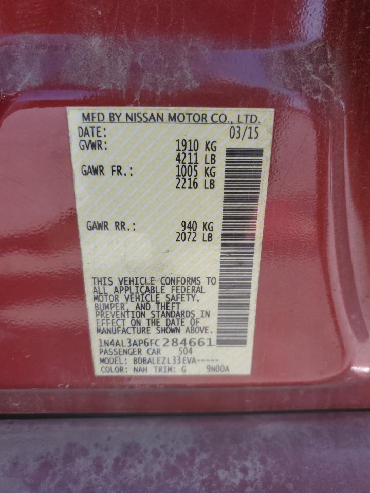 2015 NISSAN ALTIMA