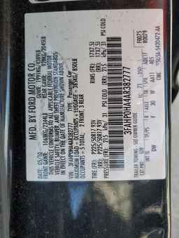 2010 FORD FUSION