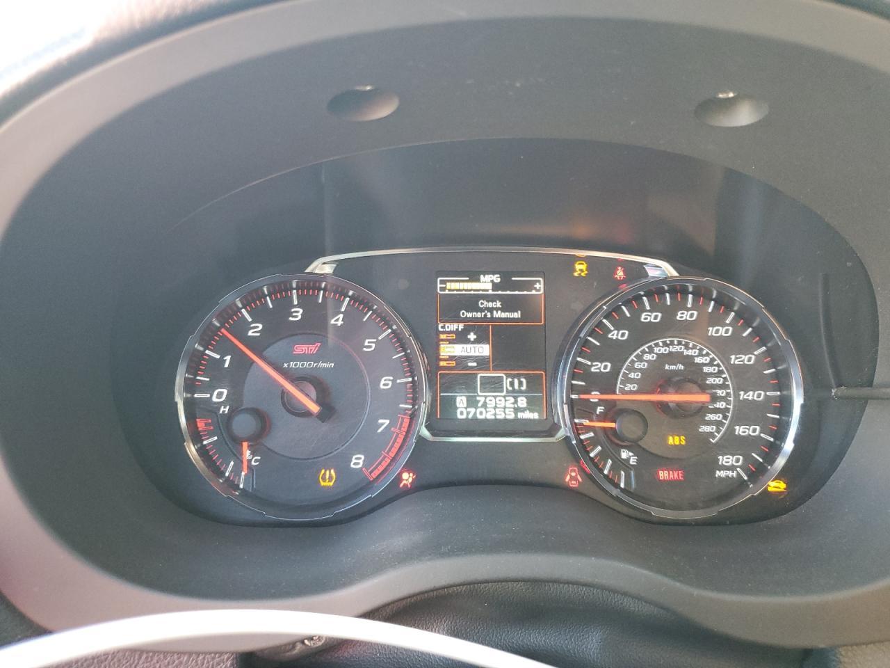 2018 SUBARU WRX
