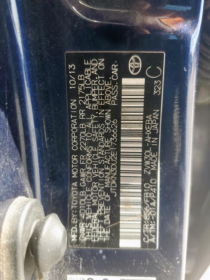 2014 TOYOTA PRIUS