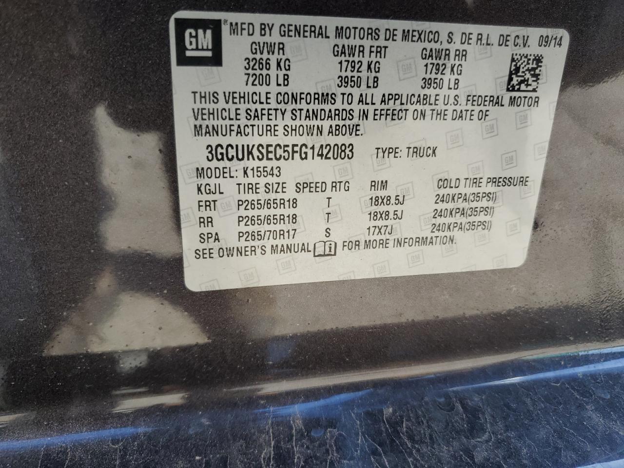 2015 CHEVROLET Silverado