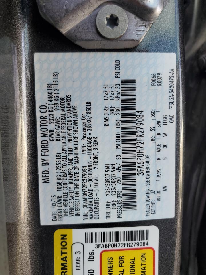 2015 FORD FUSION