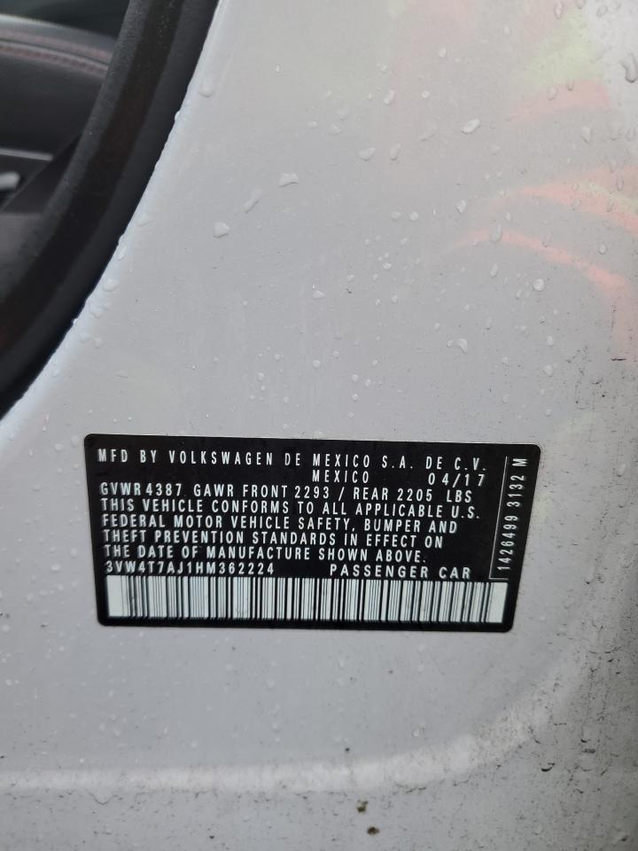 2017 VOLKSWAGEN JETTA