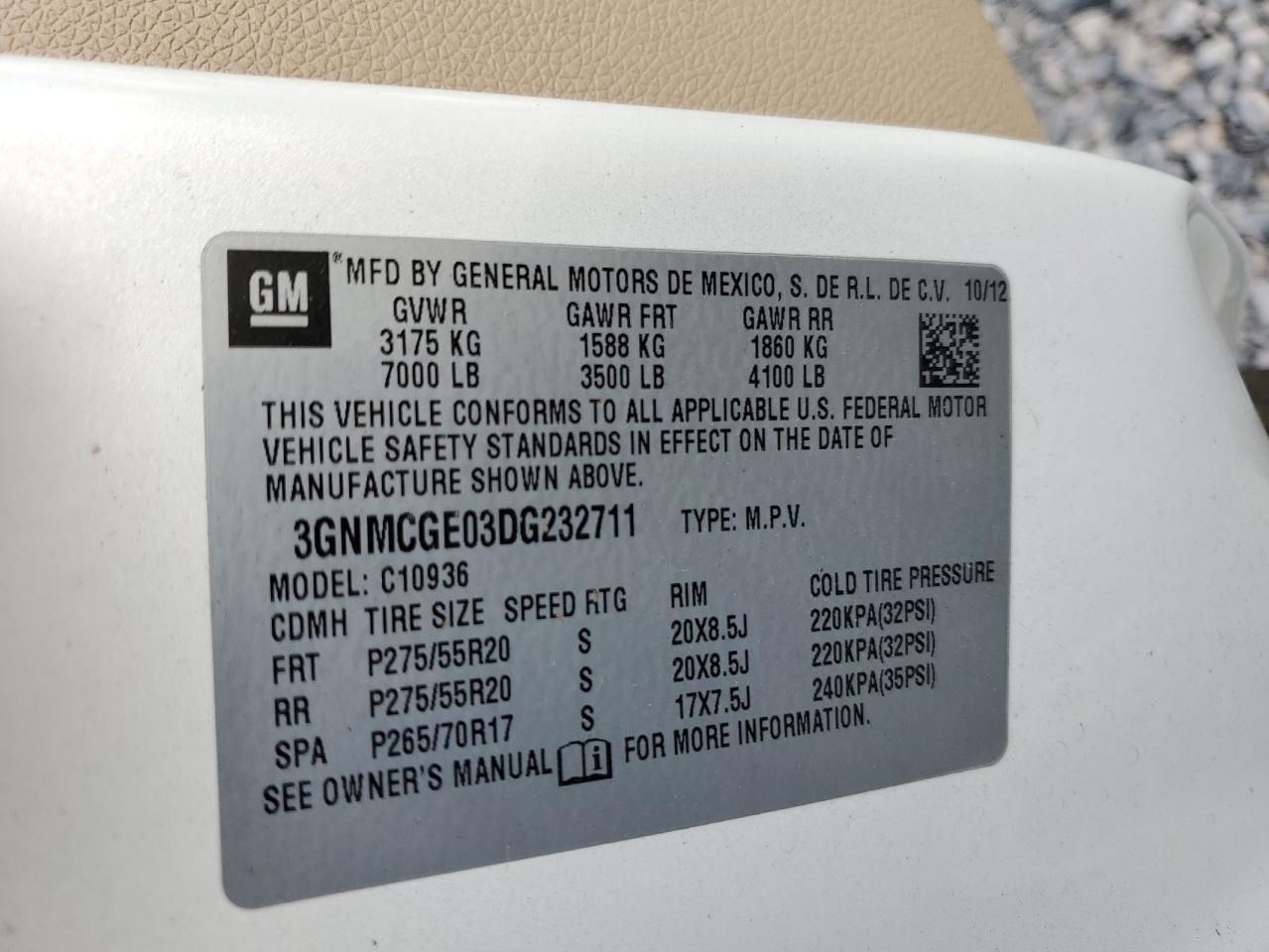 2013 CHEVROLET Avalanche