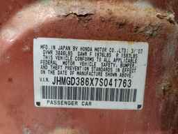 2007 HONDA FIT