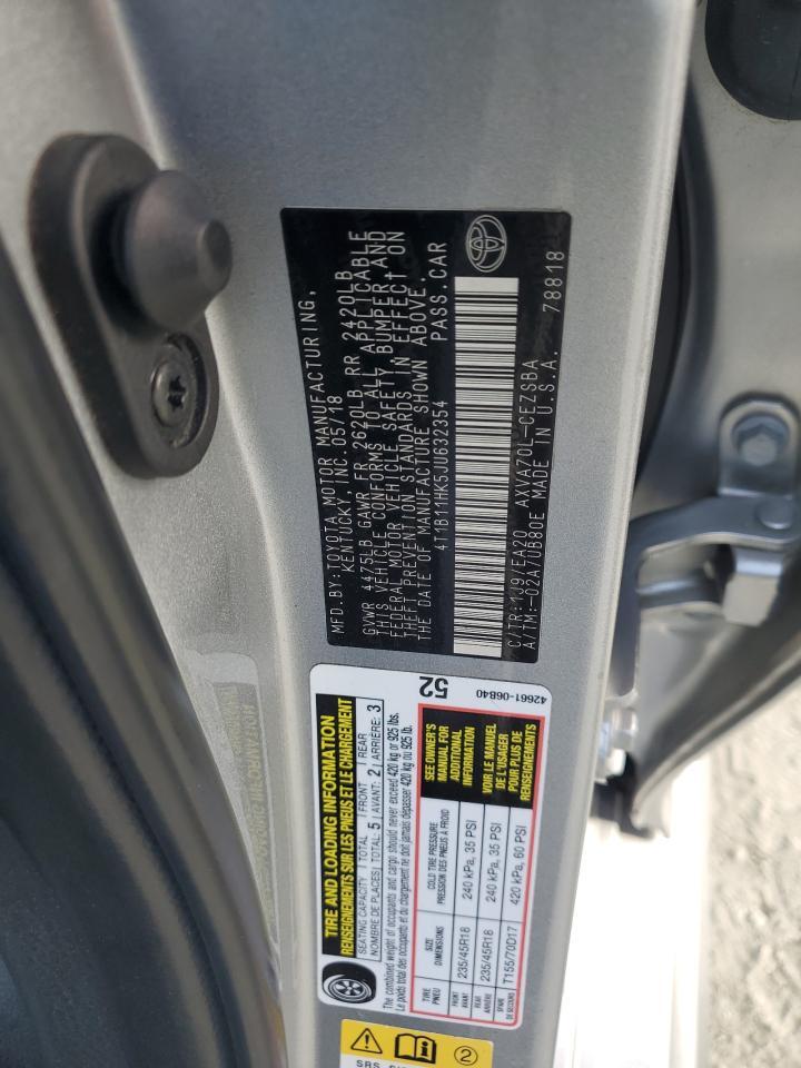 2018 TOYOTA CAMRY