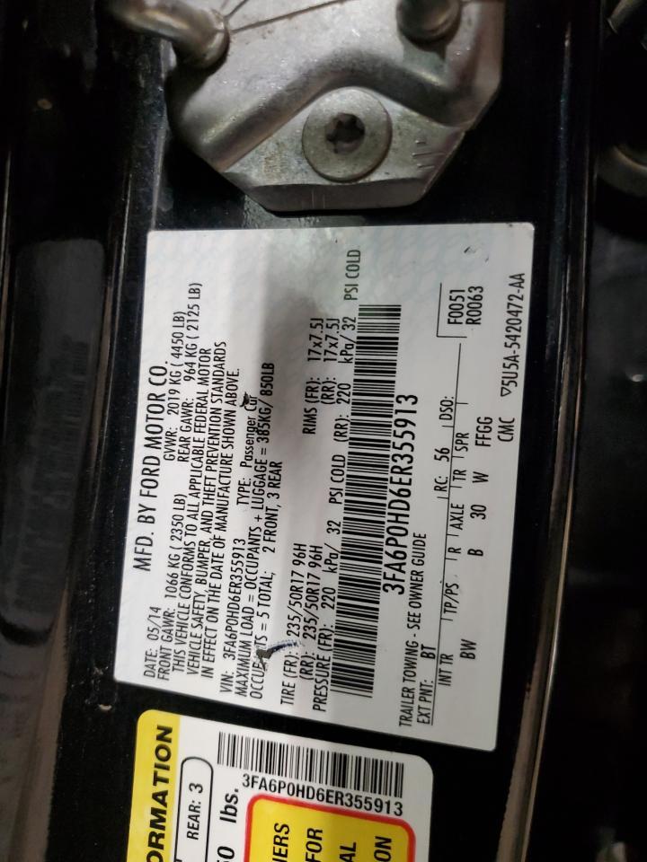 2014 FORD FUSION