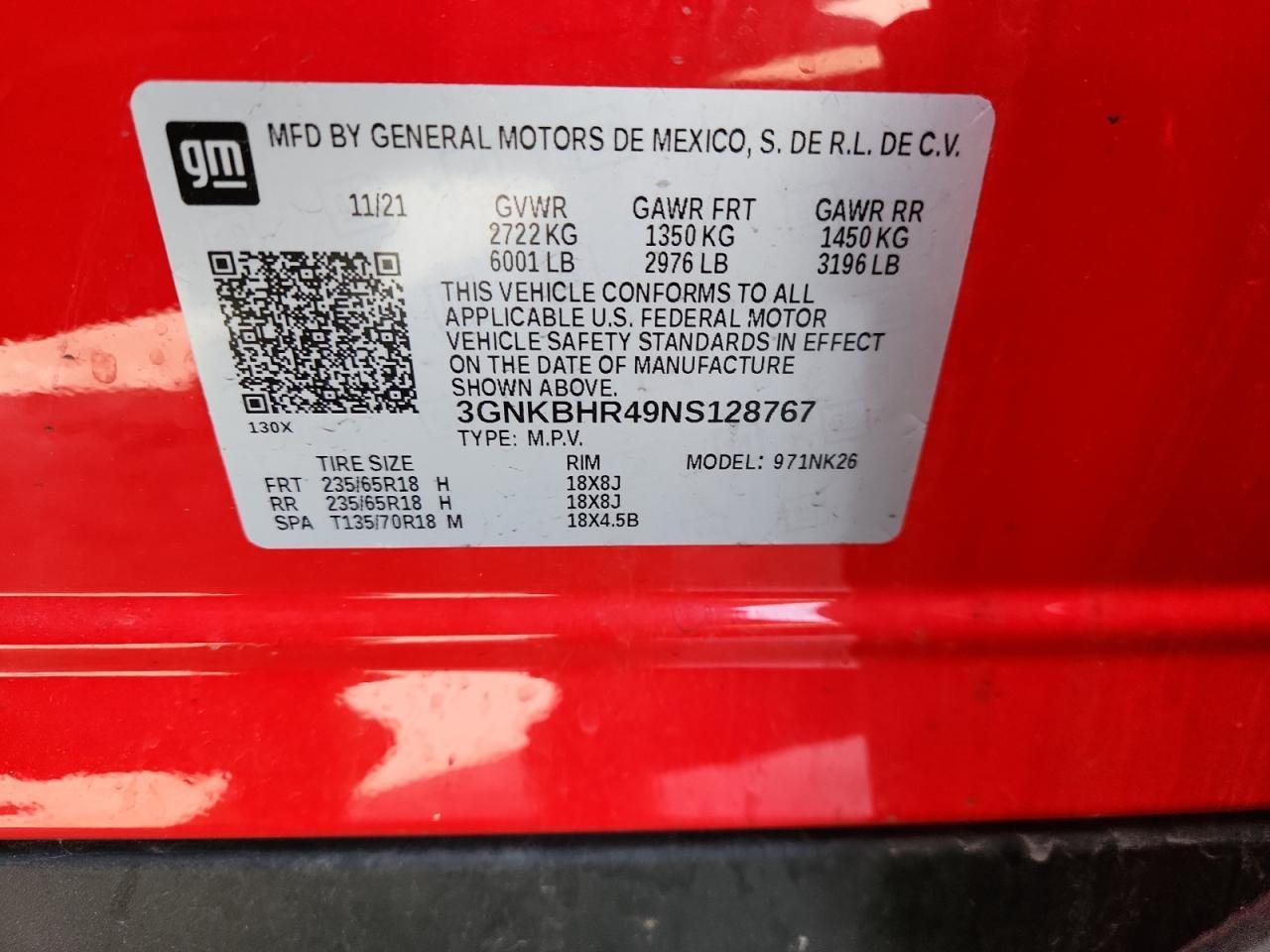 2022 CHEVROLET BLAZER