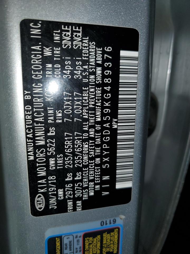 2019 KIA SORENTO