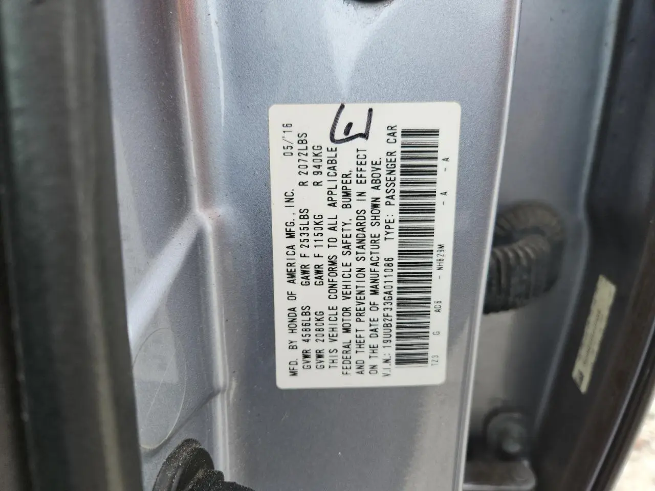 2016 ACURA TLX