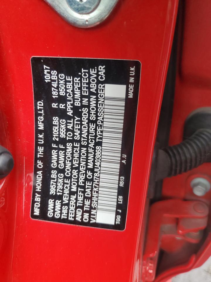 2018 HONDA CIVIC