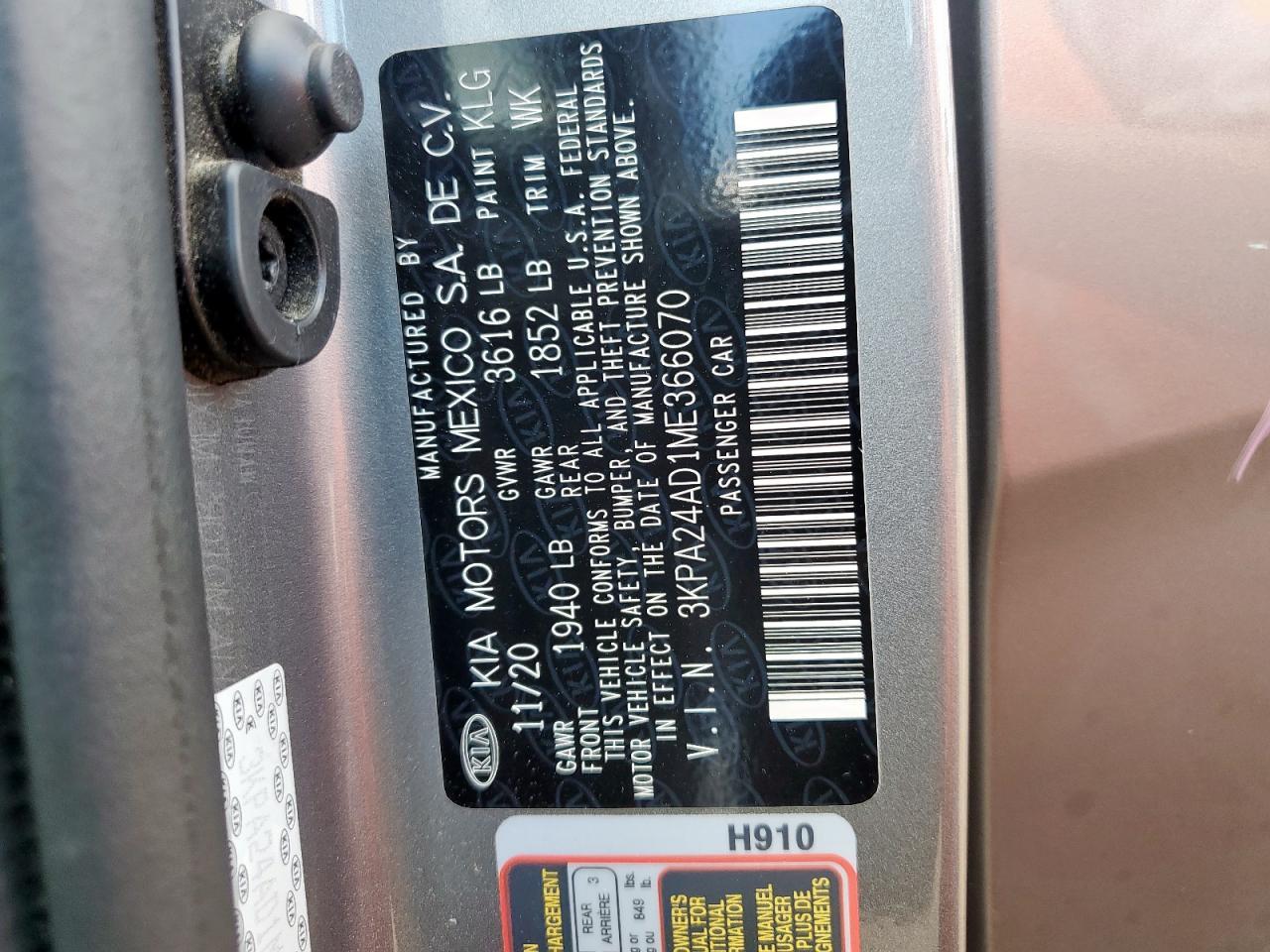 2021 KIA RIO