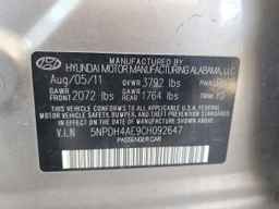 2012 HYUNDAI ELANTRA