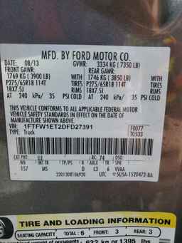 2013 FORD F-150