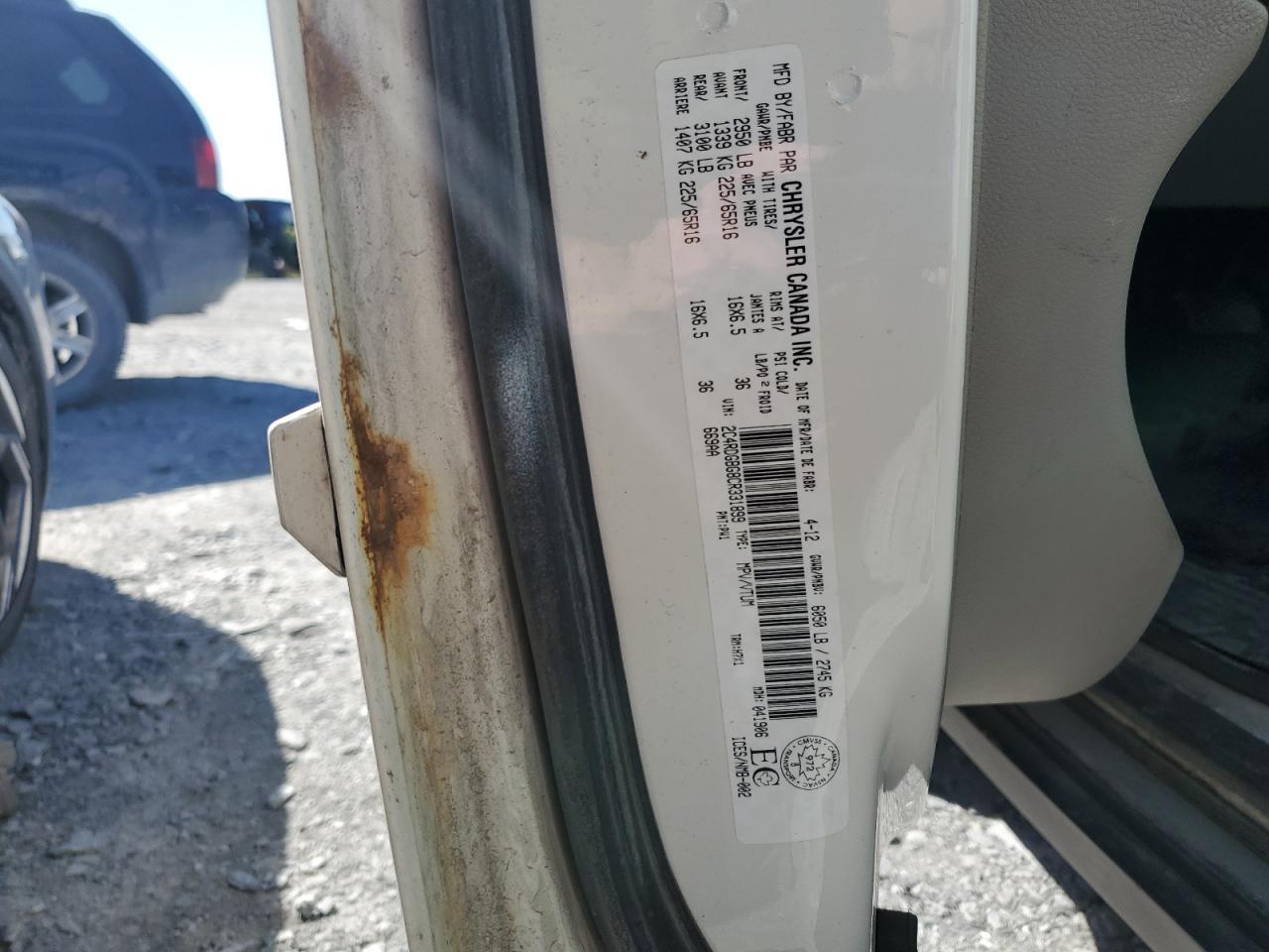 2012 DODGE GRAND CARAVAN