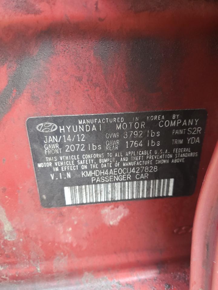 2012 HYUNDAI ELANTRA