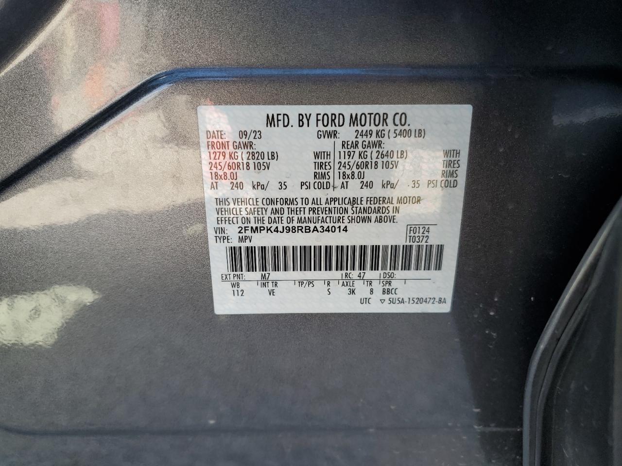 2024 FORD EDGE