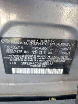 2014 HYUNDAI SONATA