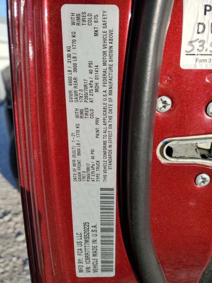 2021 RAM 1500