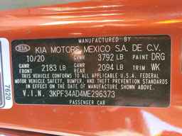 2021 KIA FORTE