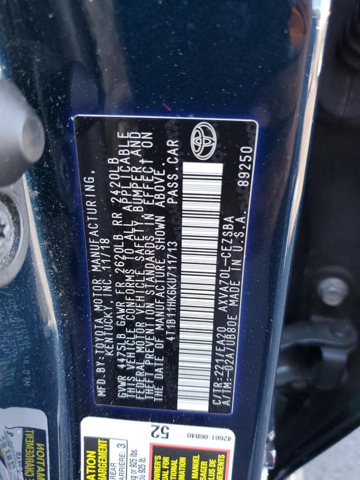 2019 TOYOTA CAMRY