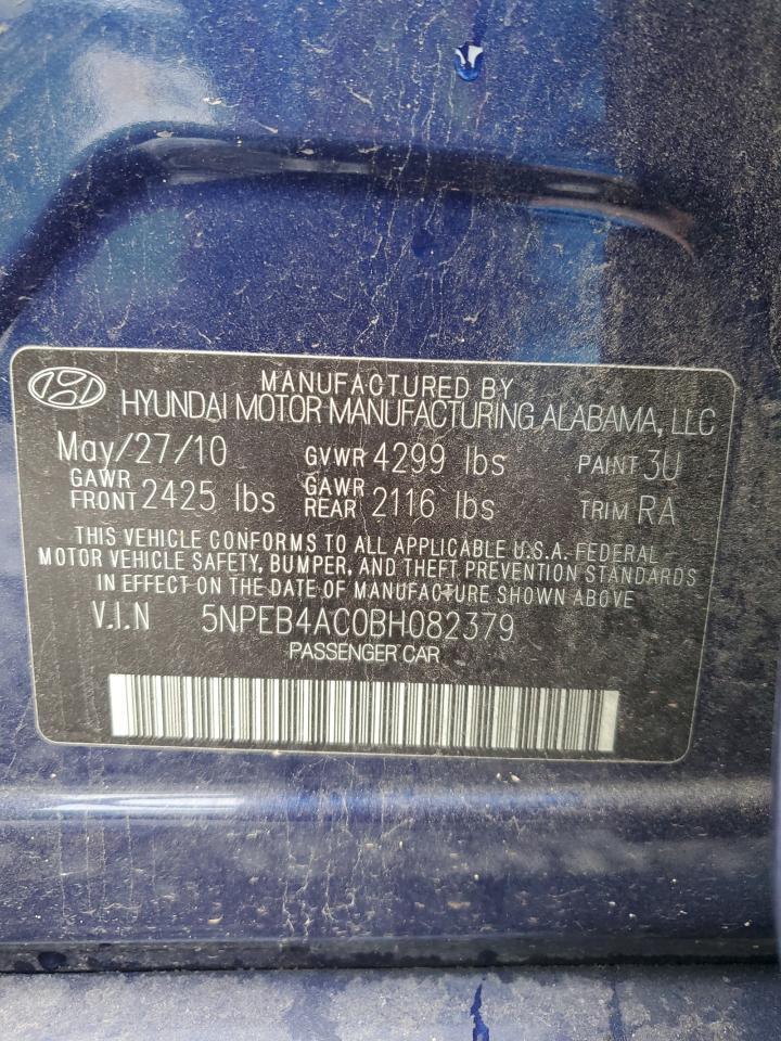 2011 HYUNDAI SONATA