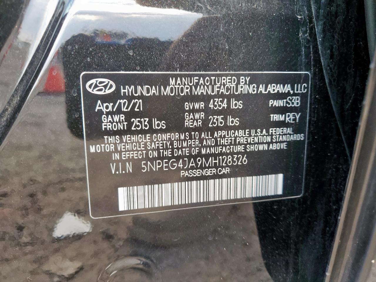 2021 HYUNDAI SONATA