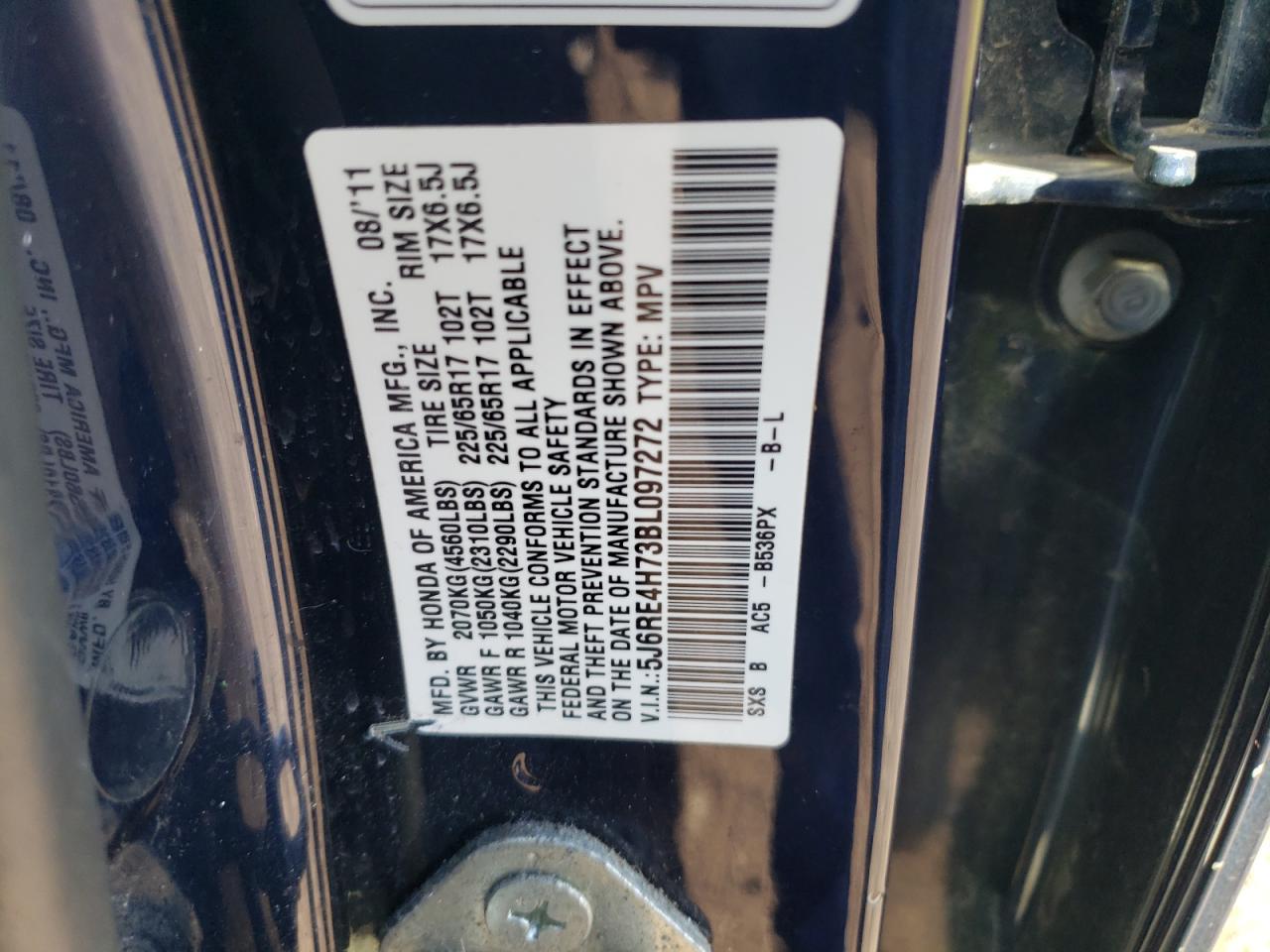 2011 HONDA CR-V