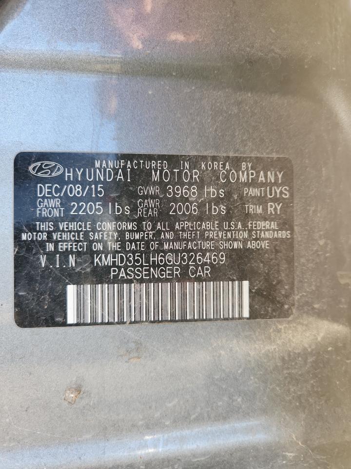2016 HYUNDAI ELANTRA