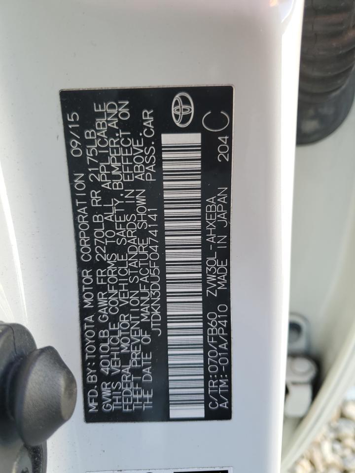 2015 TOYOTA PRIUS